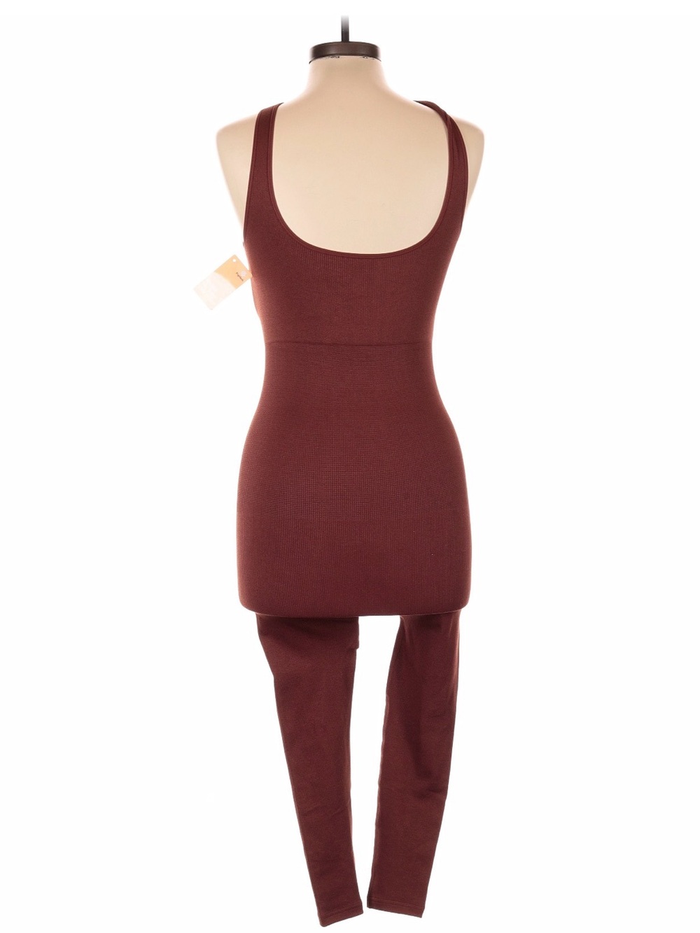 NWT Popilush Brown Ribbed One-Piece Bodysuit Large - Picture 9 of 11